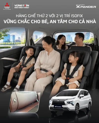 Ghế an toàn trẻ em cho xe ô tô Mitsubishi